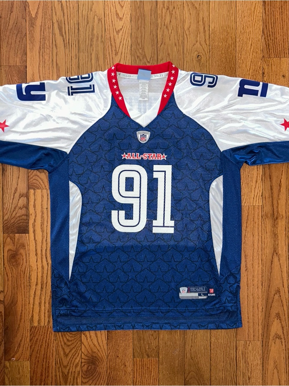 Justin Tuck New York Giants 2009 Pro Bowl Reebok Jersey Size Large